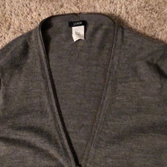 J Crew Zippered Cardigan - Picture 2 of 5